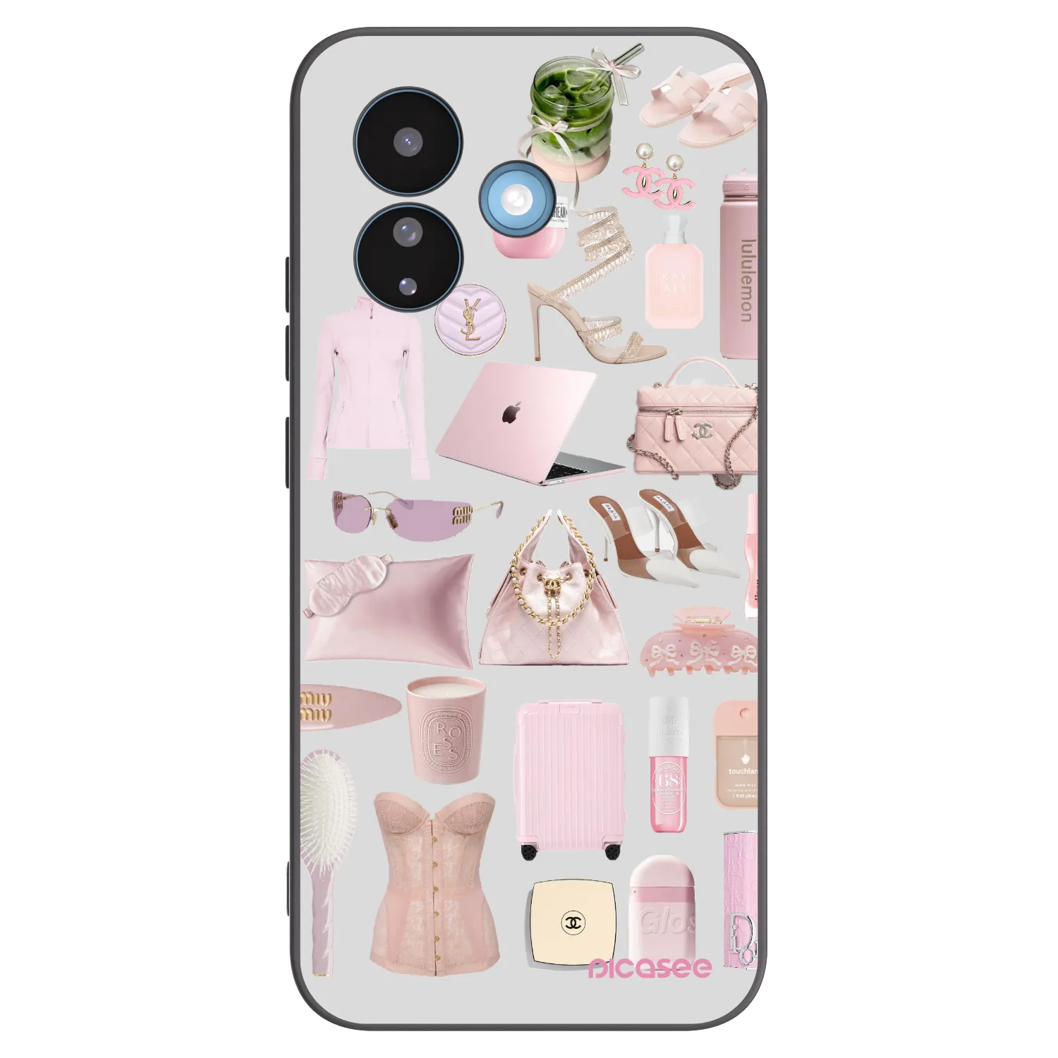 Picasee fekete szilikon tok az alábbi mobiltelefonokra Xiaomi Redmi Note 17 Pro 5G - Glam Babe
