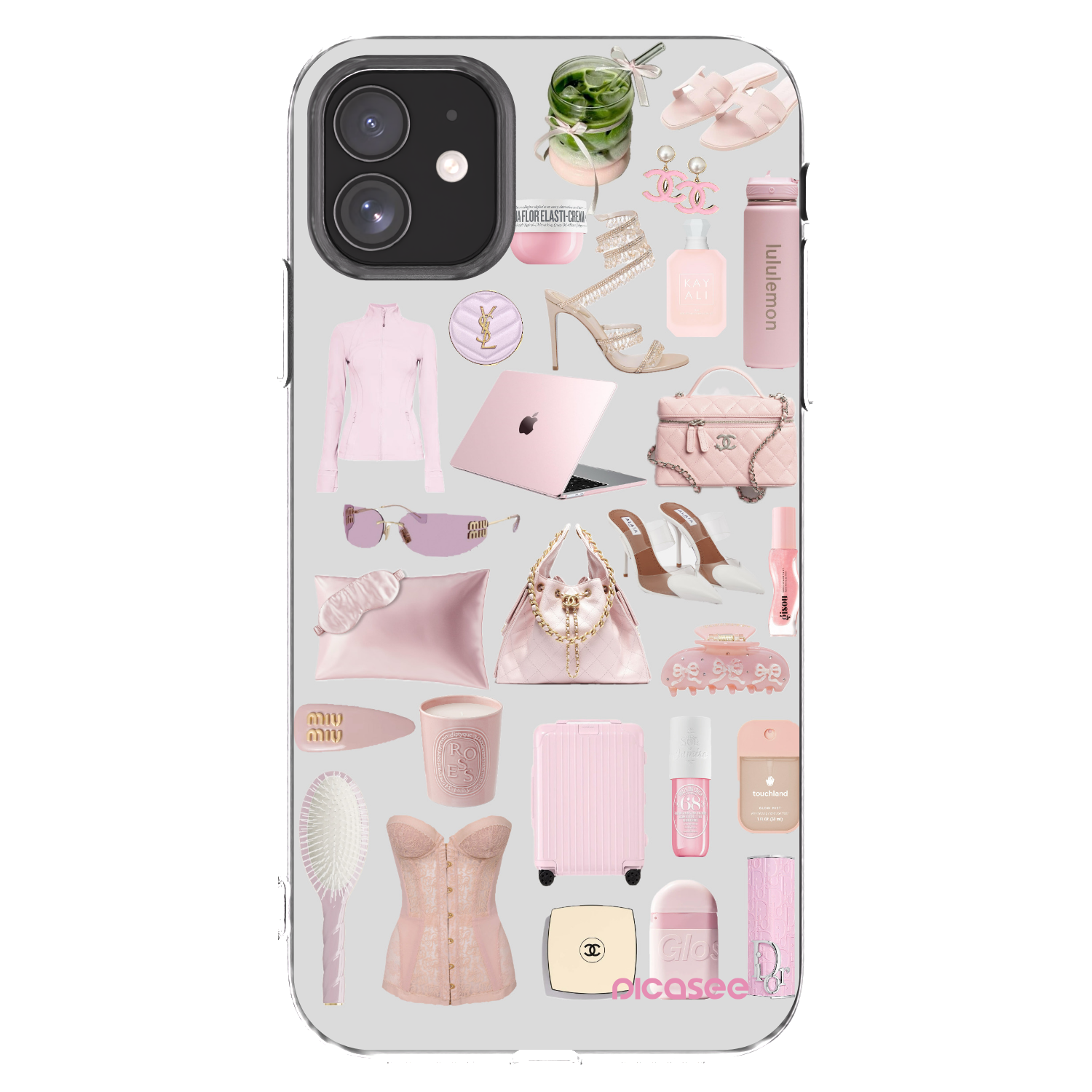 Picasee átlátszó szilikon tok az alábbi mobiltelefonokra Apple iPhone 11 - Glam Babe