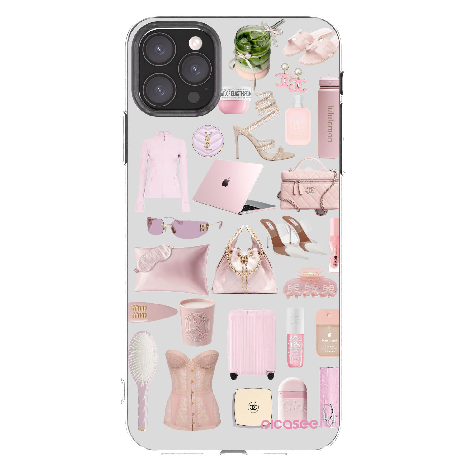 Picasee átlátszó szilikon tok az alábbi mobiltelefonokra Apple iPhone 11 Pro Max - Glam Babe