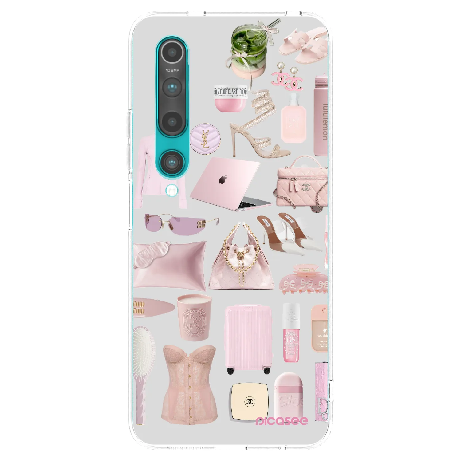 Picasee átlátszó szilikon tok az alábbi mobiltelefonokra Xiaomi Mi 10 - Glam Babe