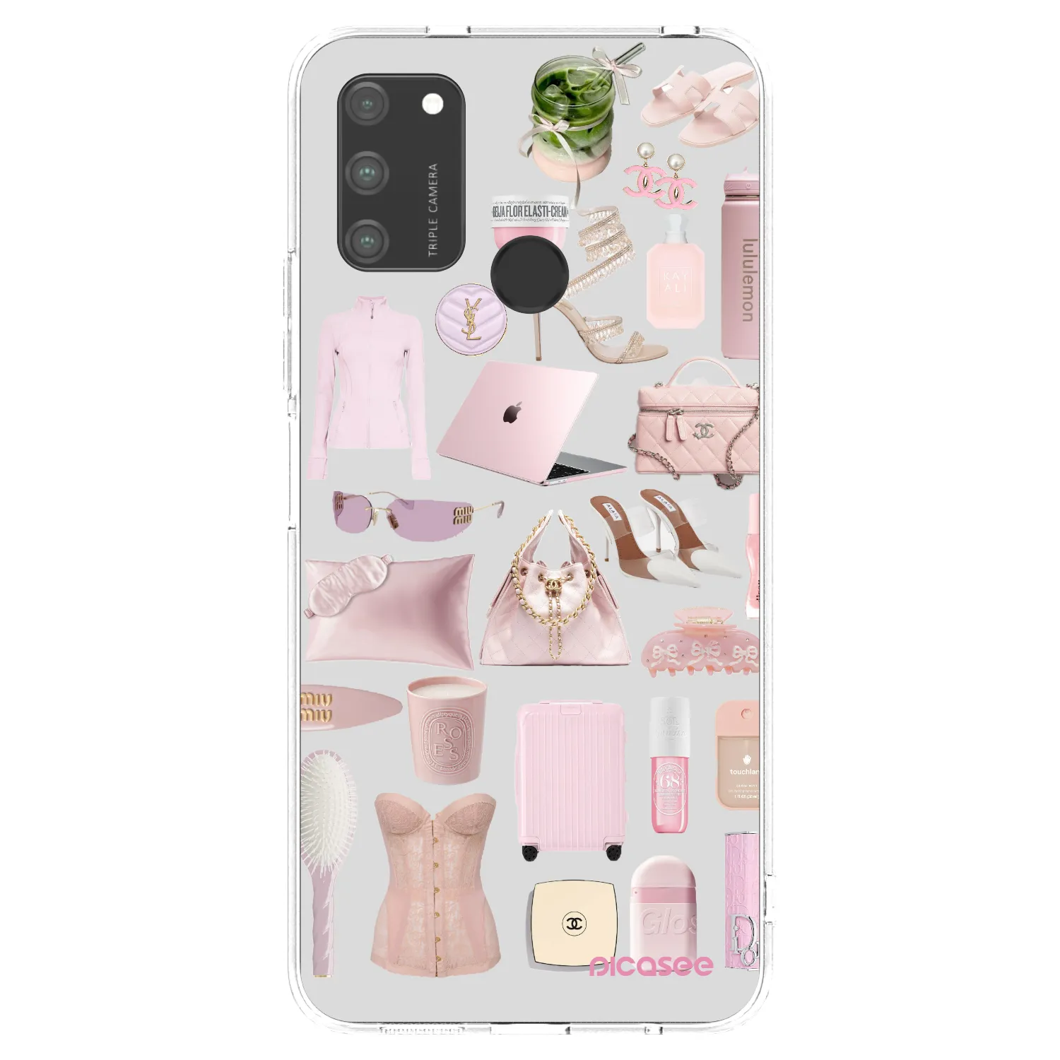 Picasee átlátszó szilikon tok az alábbi mobiltelefonokra Honor 9A - Glam Babe