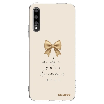 Picasee átlátszó szilikon tok az alábbi mobiltelefonokra Honor 9X Pro - Golden Dream