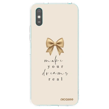 Picasee átlátszó szilikon tok az alábbi mobiltelefonokra Xiaomi Redmi 9A - Golden Dream