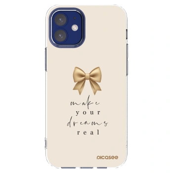 Picasee átlátszó szilikon tok az alábbi mobiltelefonokra Apple iPhone 12 mini - Golden Dream