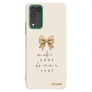 Picasee átlátszó szilikon tok az alábbi mobiltelefonokra Honor 10X Lite - Golden Dream