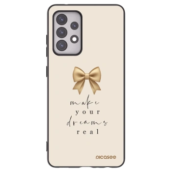 Picasee fekete szilikon tok az alábbi mobiltelefonokra Samsung Galaxy A52 5G A525F - Golden Dream