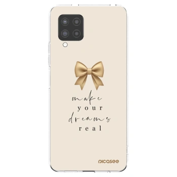 Picasee átlátszó szilikon tok az alábbi mobiltelefonokra Samsung Galaxy A42 A426B - Golden Dream