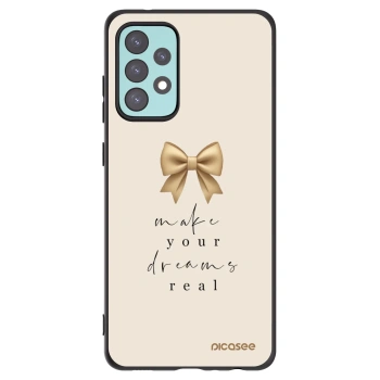 Picasee fekete szilikon tok az alábbi mobiltelefonokra Samsung Galaxy A72 A725F - Golden Dream