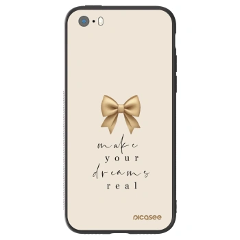 Szilikon tok erre a típusra Apple iPhone 5/5S/SE - Golden Dream