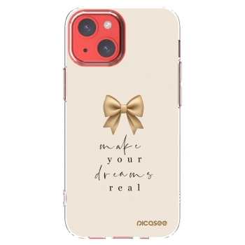Picasee átlátszó szilikon tok az alábbi mobiltelefonokra Apple iPhone 13 mini - Golden Dream