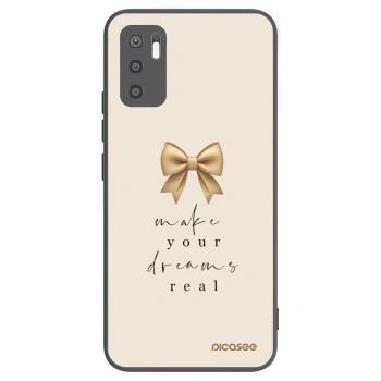 Picasee fekete szilikon tok az alábbi mobiltelefonokra Xiaomi Redmi Note 10 5G - Golden Dream