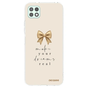 Picasee átlátszó szilikon tok az alábbi mobiltelefonokra Samsung Galaxy A22 A226B 5G - Golden Dream