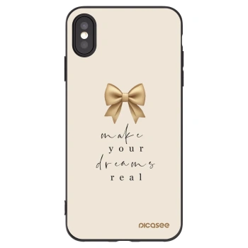 Picasee fekete szilikon tok az alábbi mobiltelefonokra Apple iPhone XS Max - Golden Dream