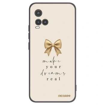 Picasee fekete szilikon tok az alábbi mobiltelefonokra Vivo Y33s - Golden Dream