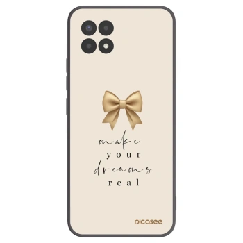Picasee fekete szilikon tok az alábbi mobiltelefonokra Realme 8i - Golden Dream