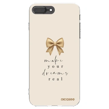 Picasee átlátszó szilikon tok az alábbi mobiltelefonokra Apple iPhone 7 Plus - Golden Dream