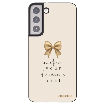 Picasee fekete szilikon tok az alábbi mobiltelefonokra Samsung Galaxy S22+ 5G - Golden Dream