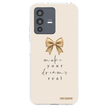 Picasee átlátszó szilikon tok az alábbi mobiltelefonokra Vivo V23 5G - Golden Dream