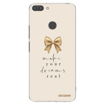 Picasee átlátszó szilikon tok az alábbi mobiltelefonokra Huawei P Smart - Golden Dream