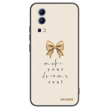 Picasee fekete szilikon tok az alábbi mobiltelefonokra Vivo Y52 5G - Golden Dream