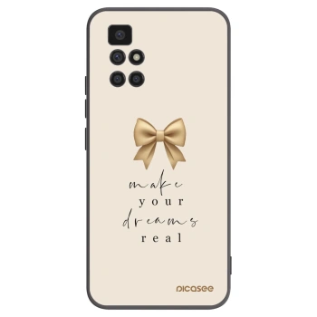 Picasee fekete szilikon tok az alábbi mobiltelefonokra Xiaomi Redmi 10 (2022) - Golden Dream