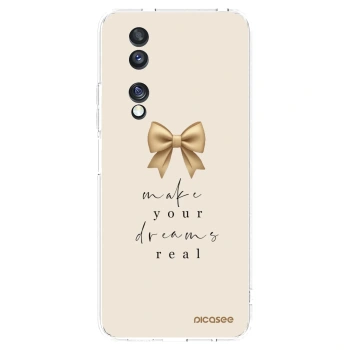 Picasee átlátszó szilikon tok az alábbi mobiltelefonokra Honor 70 - Golden Dream