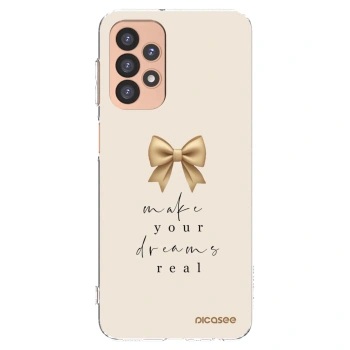 Picasee átlátszó szilikon tok az alábbi mobiltelefonokra Samsung Galaxy A23 A236B 5G - Golden Dream