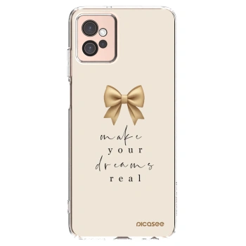 Picasee átlátszó szilikon tok az alábbi mobiltelefonokra Motorola Moto G32 - Golden Dream