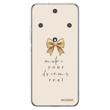 Picasee átlátszó szilikon tok az alábbi mobiltelefonokra Honor Magic5 Lite 5G - Golden Dream