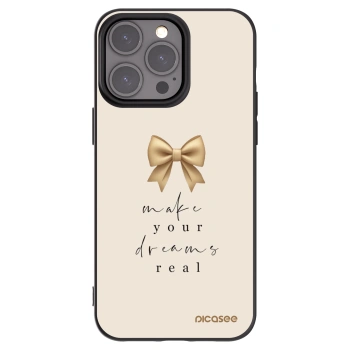 Picasee fekete szilikon tok az alábbi mobiltelefonokra Apple iPhone 15 Pro Max - Golden Dream