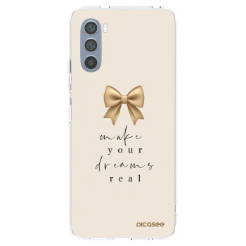 Picasee átlátszó szilikon tok az alábbi mobiltelefonokra Motorola Moto G62 - Golden Dream