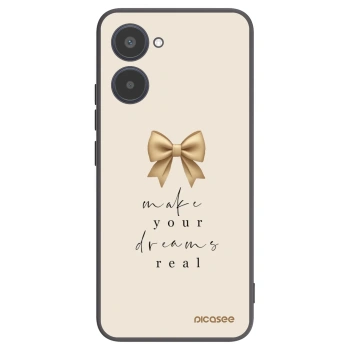 Picasee fekete szilikon tok az alábbi mobiltelefonokra Realme 10 4G - Golden Dream