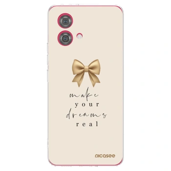 Picasee átlátszó szilikon tok az alábbi mobiltelefonokra Motorola Moto G84 5G - Golden Dream