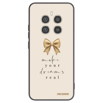 Picasee fekete szilikon tok az alábbi mobiltelefonokra Realme 12 Pro 5G - Golden Dream