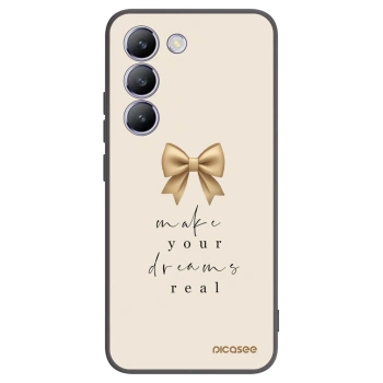 Picasee fekete szilikon tok az alábbi mobiltelefonokra Vivo V40 SE 5G - Golden Dream