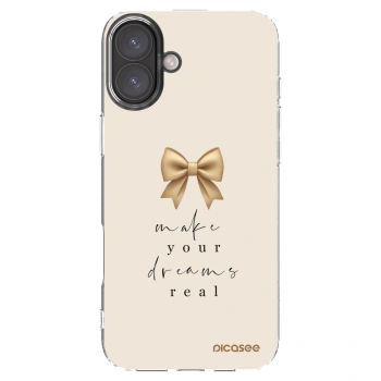 Picasee átlátszó szilikon tok az alábbi mobiltelefonokra Apple iPhone 16 Plus - Golden Dream