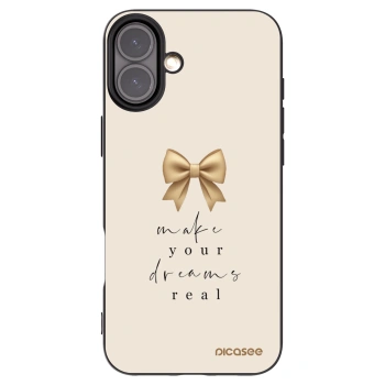 Picasee fekete szilikon tok az alábbi mobiltelefonokra Apple iPhone 16 Plus - Golden Dream