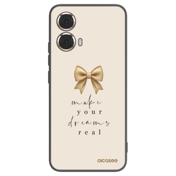 Picasee fekete szilikon tok az alábbi mobiltelefonokra Motorola Moto G85 - Golden Dream