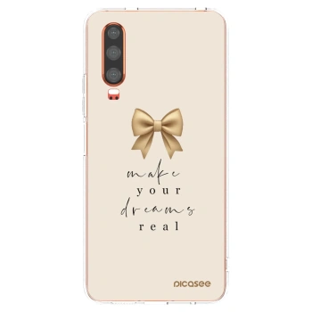 Picasee átlátszó szilikon tok az alábbi mobiltelefonokra Huawei P30 - Golden Dream