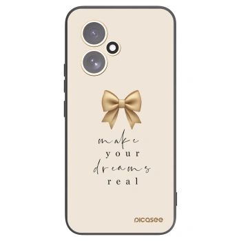 Picasee fekete szilikon tok az alábbi mobiltelefonokra Honor 400 5G - Golden Dream