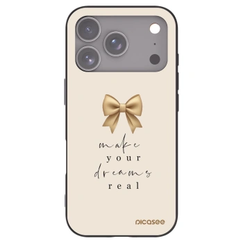 Picasee fekete szilikon tok az alábbi mobiltelefonokra Apple iPhone 17 Pro - Golden Dream