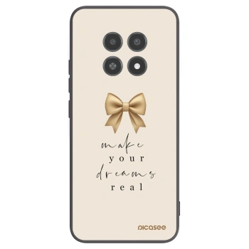 Picasee fekete szilikon tok az alábbi mobiltelefonokra Realme 12X - Golden Dream