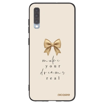 Picasee fekete szilikon tok az alábbi mobiltelefonokra Samsung Galaxy A70 A705F - Golden Dream