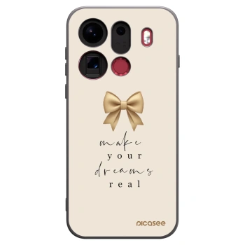 Picasee fekete szilikon tok az alábbi mobiltelefonokra OPPO Find X9 Pro - Golden Dream