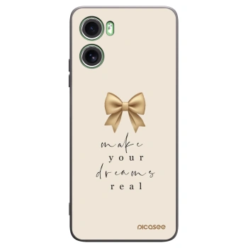 Picasee fekete szilikon tok az alábbi mobiltelefonokra Motorola Moto G06 - Golden Dream