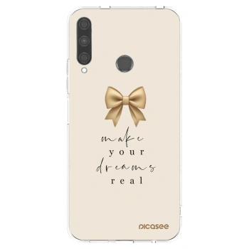 Picasee átlátszó szilikon tok az alábbi mobiltelefonokra Huawei P40 Lite E - Golden Dream