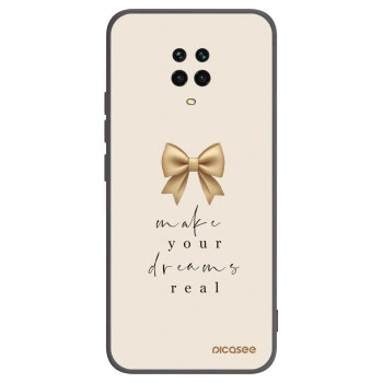 Picasee fekete szilikon tok az alábbi mobiltelefonokra Xiaomi Redmi Note 9 Pro - Golden Dream