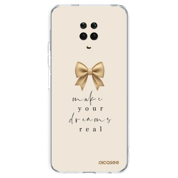 Picasee átlátszó szilikon tok az alábbi mobiltelefonokra Xiaomi Redmi Note 9S - Golden Dream