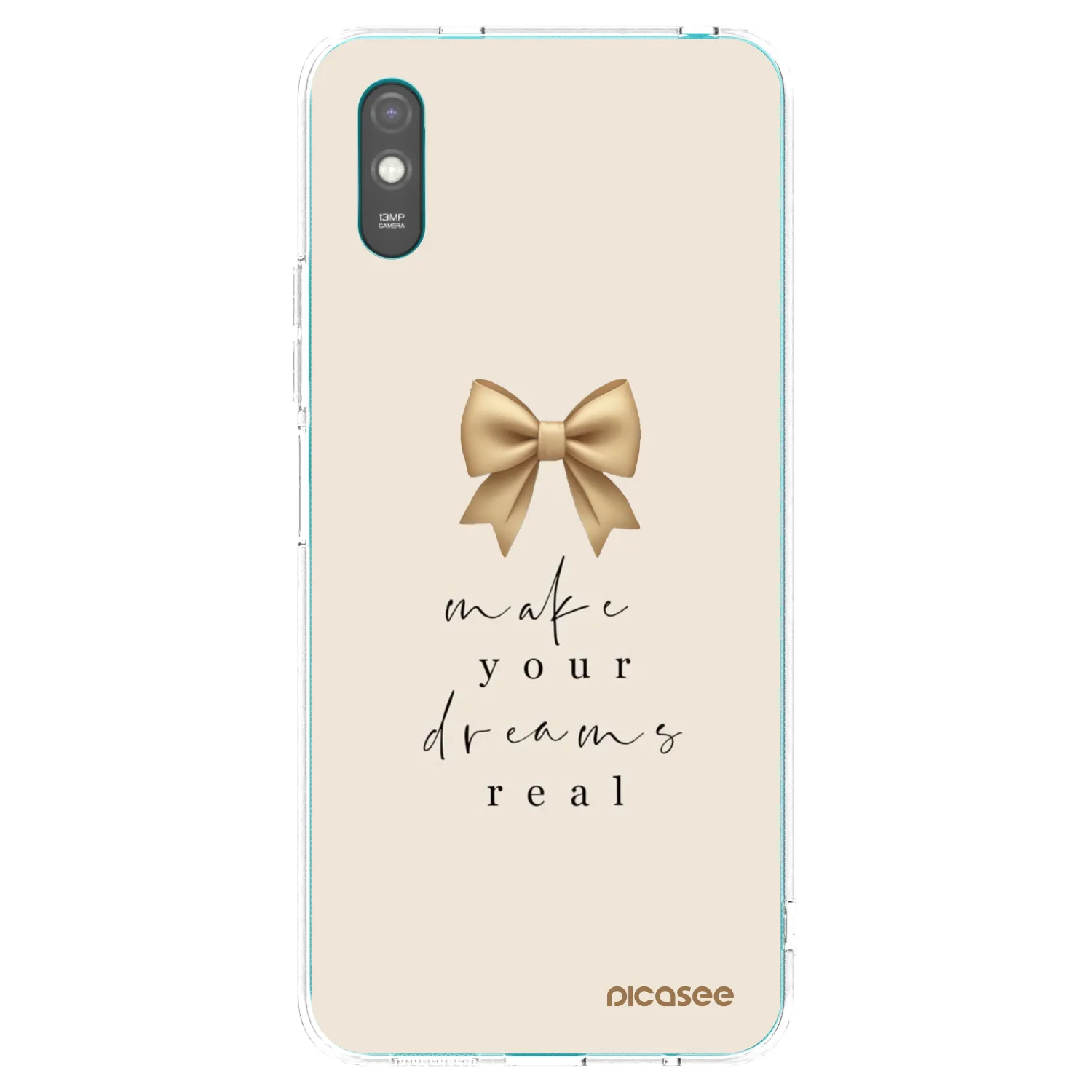 Picasee átlátszó szilikon tok az alábbi mobiltelefonokra Xiaomi Redmi 9A - Golden Dream