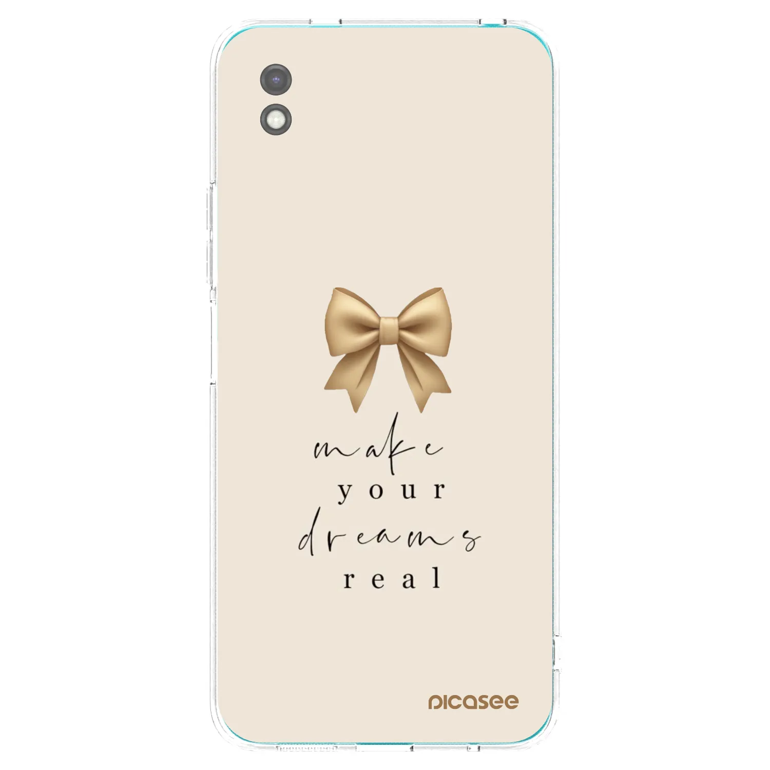 Picasee fekete szilikon tok az alábbi mobiltelefonokra Xiaomi Redmi 9A - Golden Dream